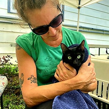 Lisa with Esme